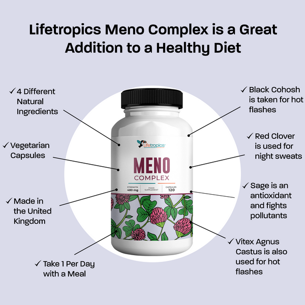 Lifetropics Meno Complex Black Cohosh, Red Clover, Chasteberry, Sage