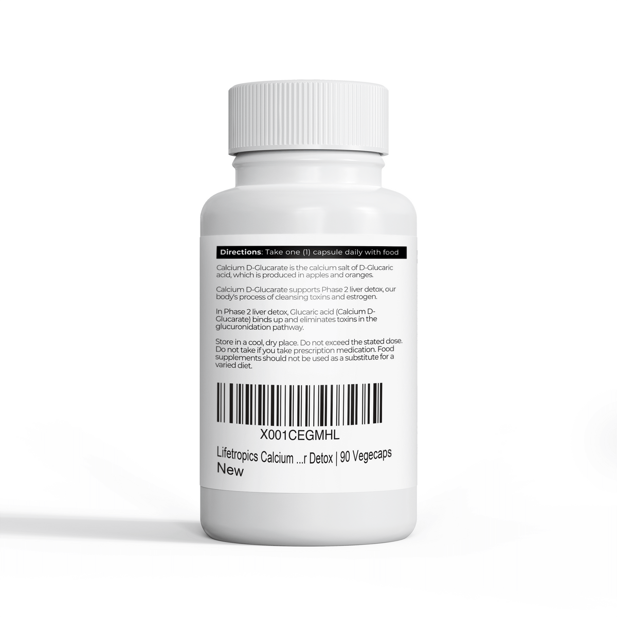 Pure Calcium D-Glucarate